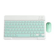 Blasgw Bluetooth Keyboard \u0026 Mouse Portable BT Wireless Keyboard \u0026 Mouse For Android Windows PC Tablet Mint Green